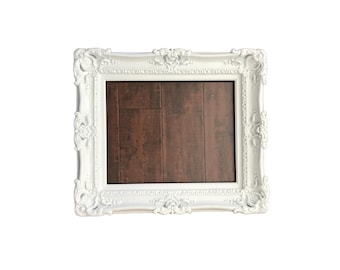16x20 White Baroque Picture Frame: Ornate Wedding Photo Frame