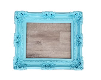 16x20 Aqua Blue Ornate Baroque Picture Frame