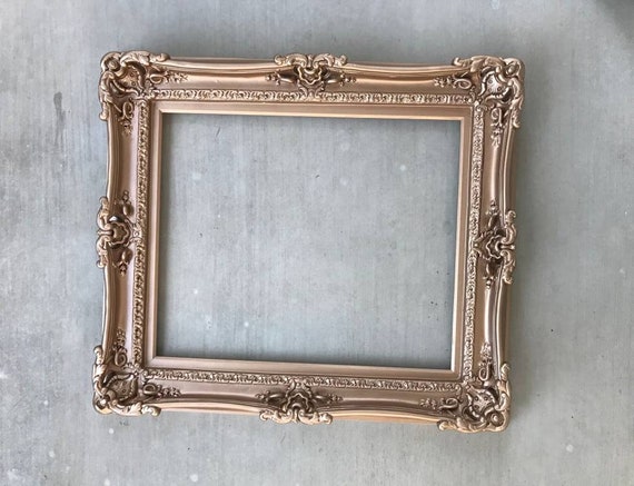 アンティーク 額装 「ROSA」 Rose Gold Baroque Picture Frame 16x20: Ornate Wedding Decor - Etsy