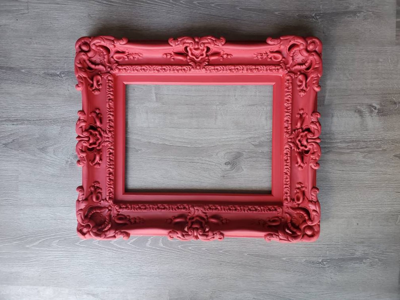 16x20 Rose Picture Frame Ornate Wall Mirror Baroque Ornate Etsy