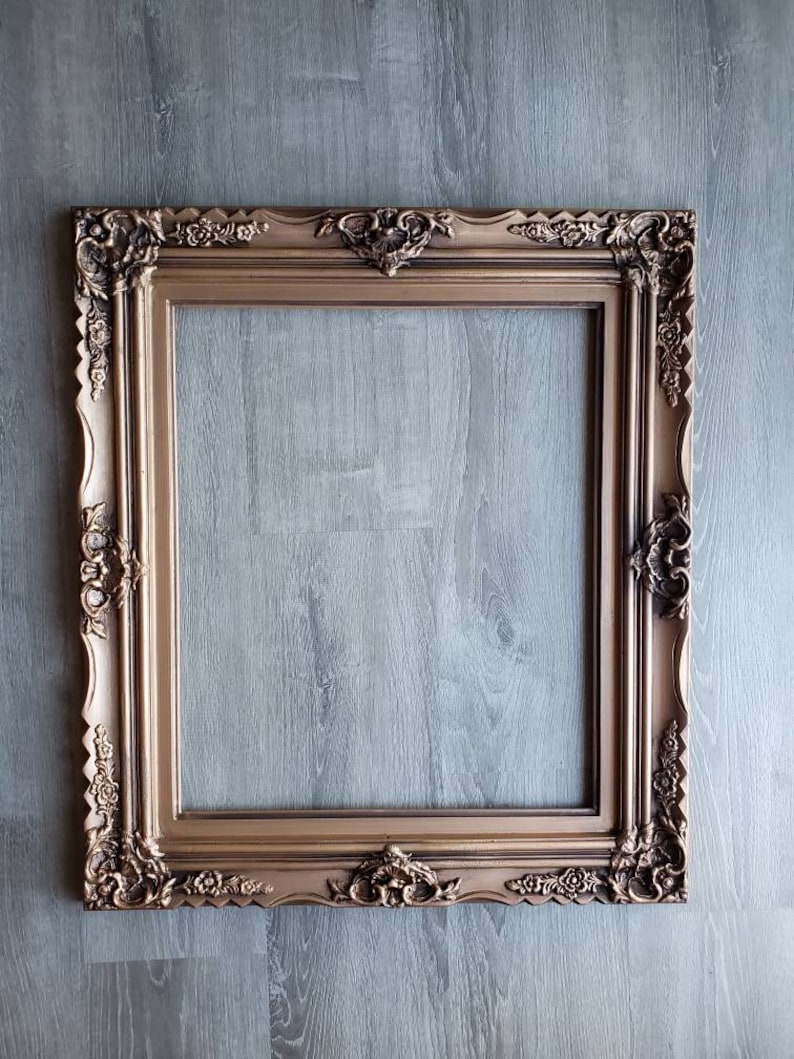 20x24 Ornate Vintage Bronze Picture Frames Baroque Frame for Etsy