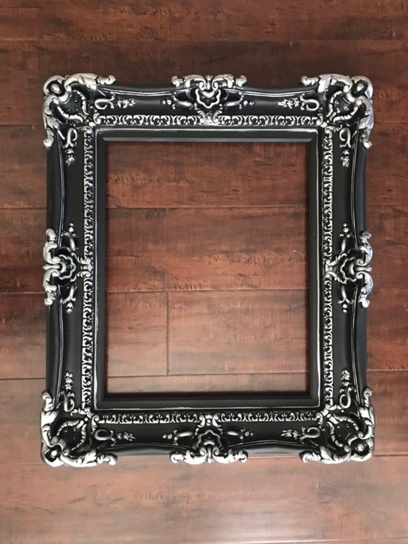 16x20 Large Black Picture Frame Baroque Frames Shabby Chic Etsy