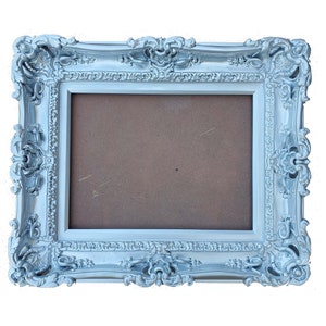 12x16 Silver Picture Frame, Classic Fancy Frame, Photo Frame, Ornate Baroque Wall Style Frames, Mid Century Frame, Modern Frame, Original