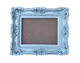 12x16 Silver Picture Frame: Fancy Unique Baroque Wall Art