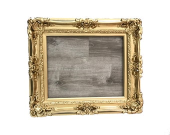 16x20 Victorian Gold Picture Frame, Decorative Baroque Ornate Photo Frame, Weddings Frame, French Frame, Fancy Frame, Original Frame, Art