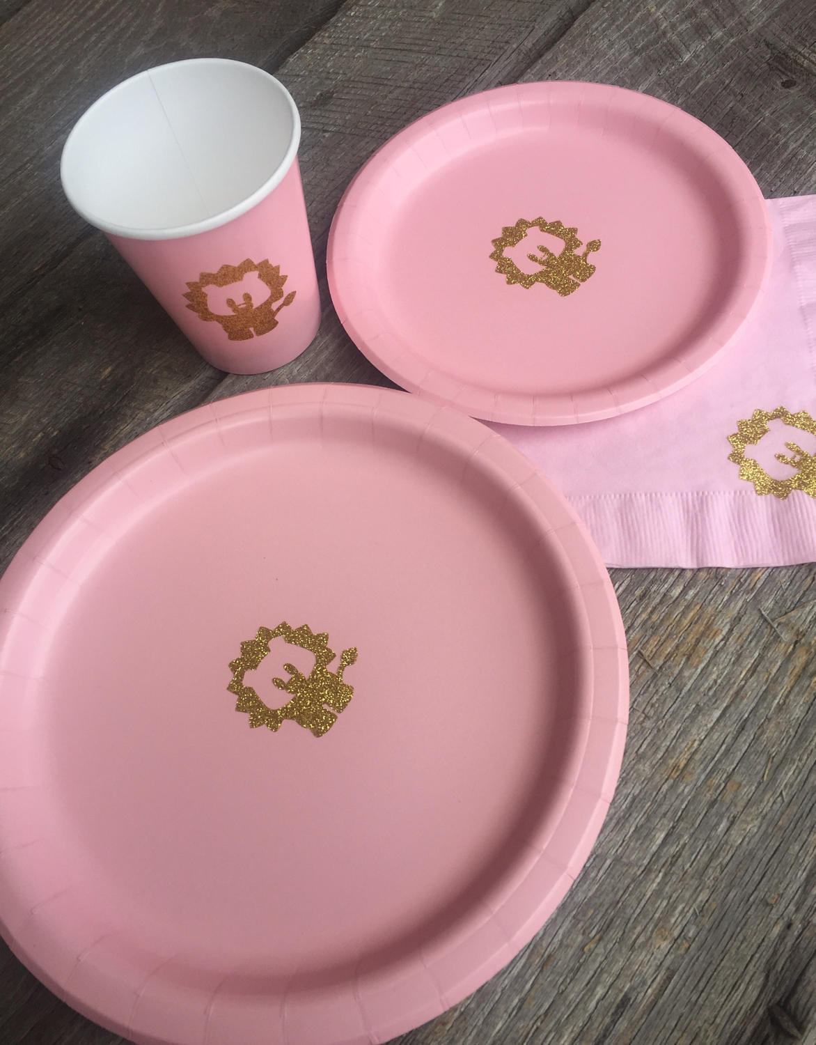 Baby Zoo Animal Party Cups Plates Napkins Jungle Baby | Etsy