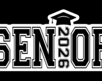 Senior 2026 Sticker | Senior Sticker | Class of 2026| Senior 26 |Graduation |Scrapbooking | Planner| School Stickers | college| high school