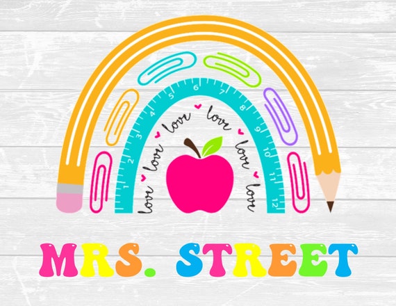 Classroom Door Sign, Personalized Classroom, Rainbow Classroom, Personalized Back to School Sign, Poster PLUS FREE Welcome Instant Download