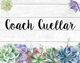 Classroom Door Sign, Personalized Classroom, Succulents Theme, Succulents Classroom Poster PLUS FREE Welcome Instant Download