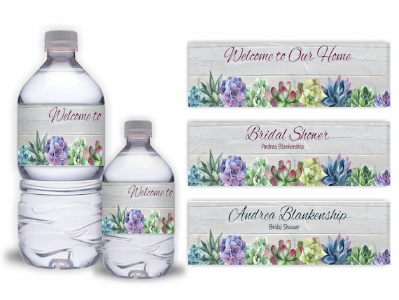 House Warming Water Bottle Label | Bridal Shower| Water Botte Label | INSTANT DOWNLOAD |  Fully editable by you