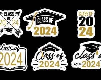 Class of 24 MINI Stickers | Class of 24 Stickers | |Graduation Sticker | Sticker | Class of 2024 | Class of 2024 Stickers | Senior