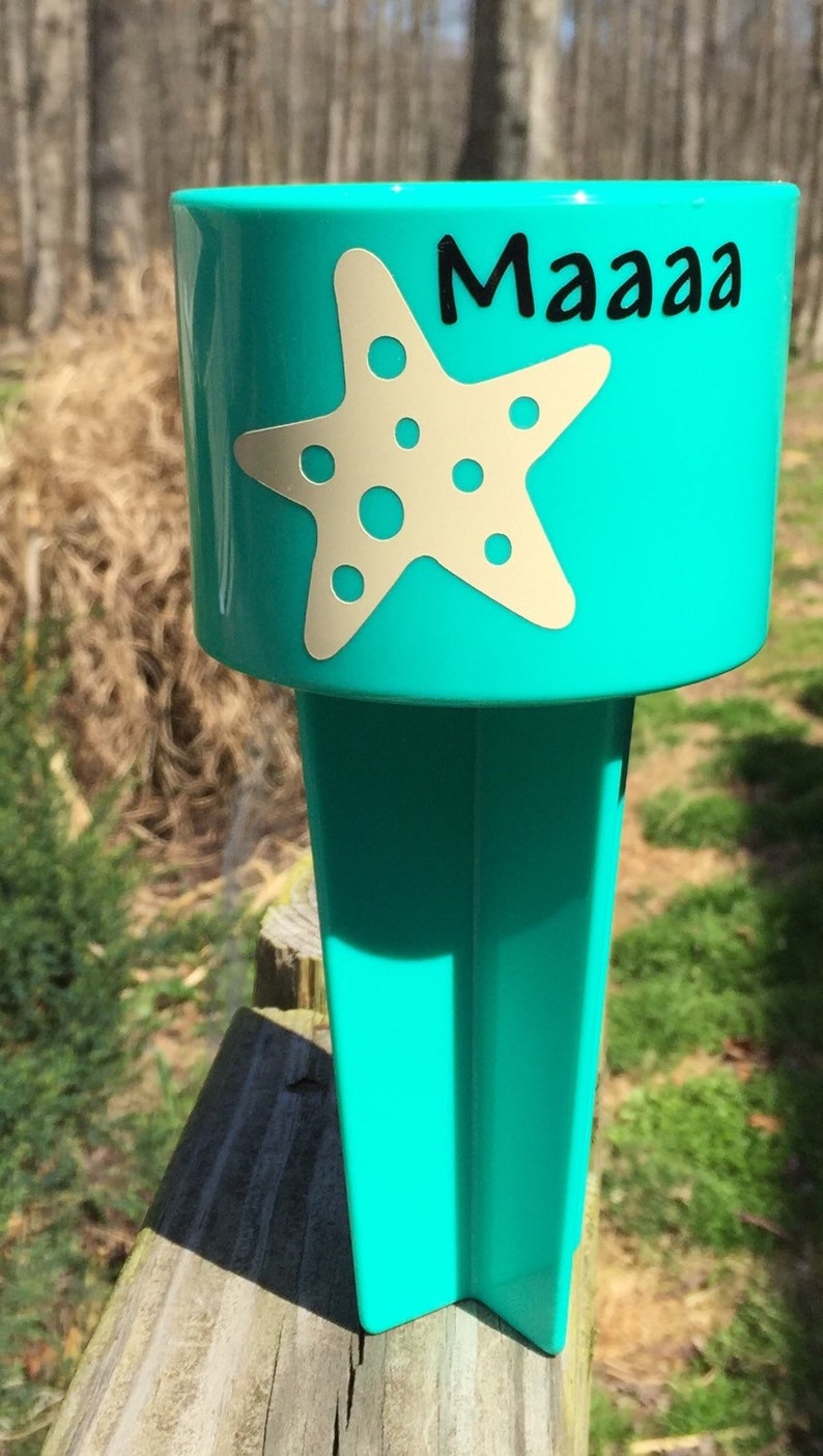 Personalized Starfish Beach Spiker ~ Cup Holder ~