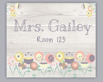 Classroom Poster Sign | Classroom Sign | INSTANT DOWNLOAD | Personalized Classroom Sign| Fully editable by you
