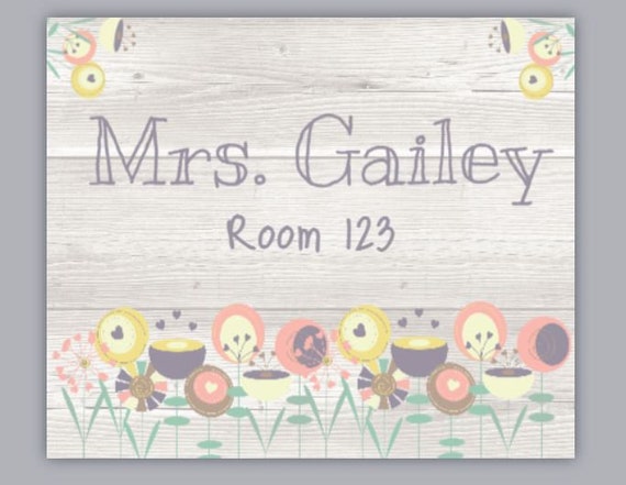 Classroom Poster Sign | Classroom Sign | INSTANT DOWNLOAD | Personalized Classroom Sign| Fully editable by you