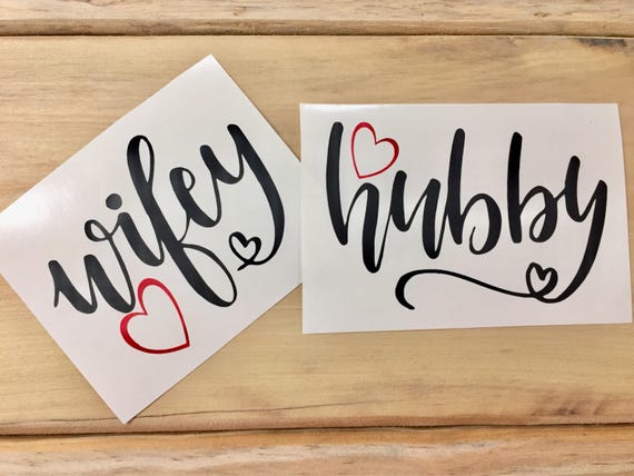 Hubby And Wifey Season Married Couple Personalized Custom Shaped Plaque