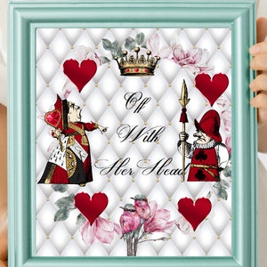 Alice In Wonderland Queen Of Hearts Card Soldiers Etsy