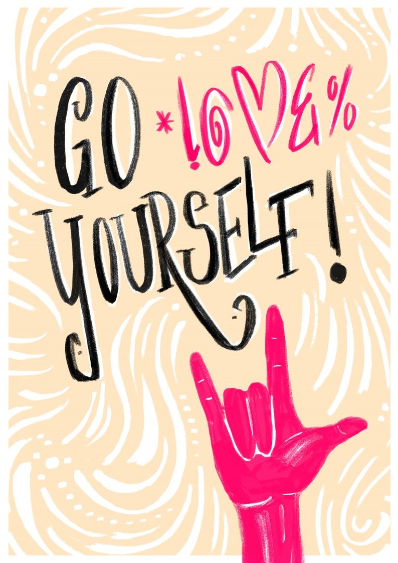 Go Love Yourself Feel Good Print image 2