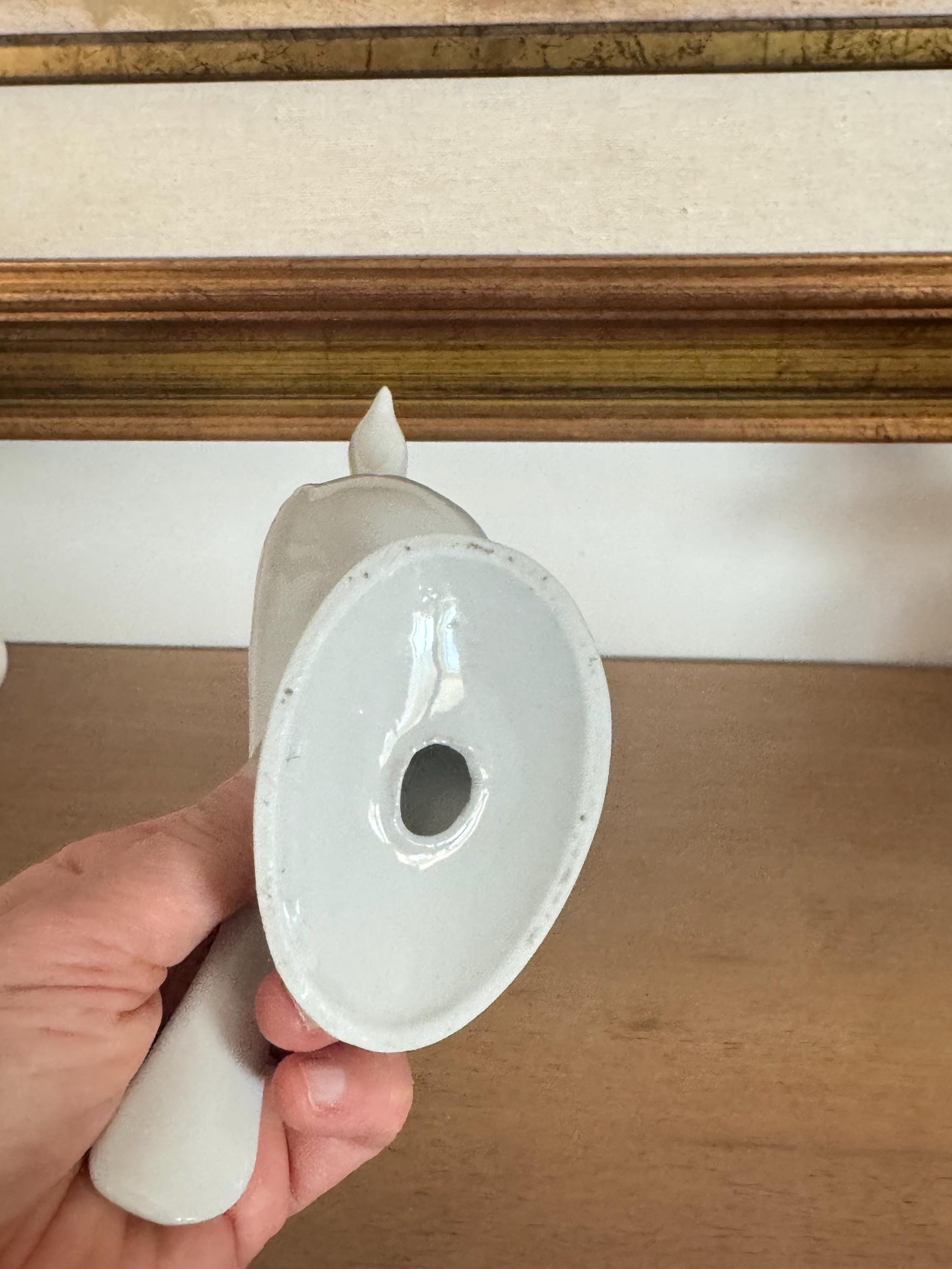 磁器の鳩の置物、白と金の鳩、80年代、装飾品、家具アクセサリー