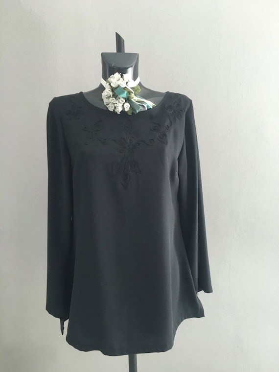 long sleeve evening blouses