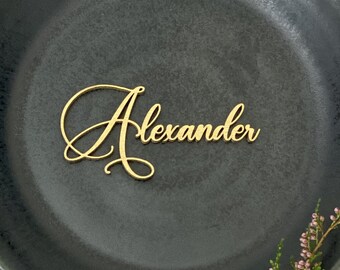 Wedding place cards Laser Cut Name signs Place wedding Place Setting place cards Setting Sign Dinner Party Cards Wedding Decor place cards