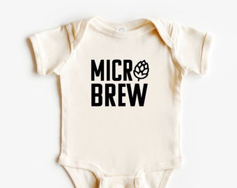 Microbrew Baby Bodysuit | Baby Apparel | Kids Clothes | Baby Shower Gifts | Baby Apparel | Beer Bodysuit| Short Sleeve | Long Sleeve