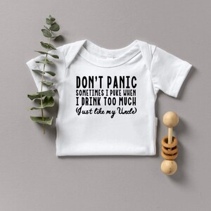 Gender Neutral Baby Shower Gift Sometimes I Puke When I Drink too Much Funny Fathers Day Gift Funny Baby Bodysuit Gift Unisex Baby Gift