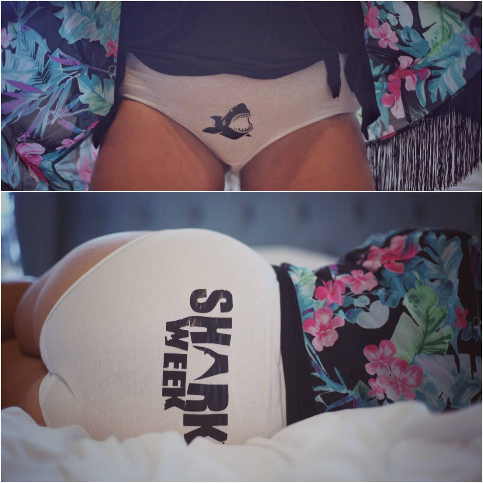 Shark Week Panties Gag Gift Panties Bachelorette Party Gift Etsy
