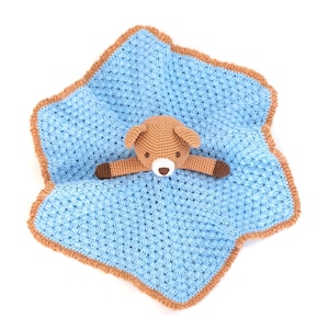 Handmade crochet lovely bear blanket