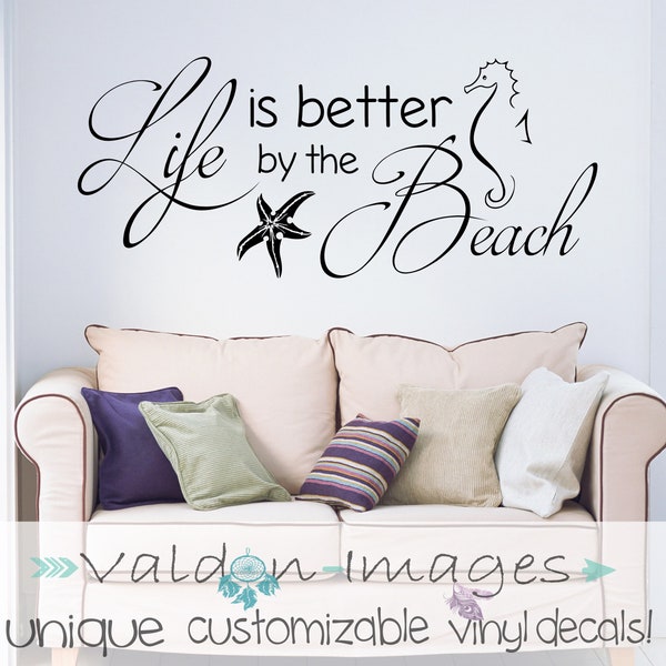 Beach Wall Decal Etsy