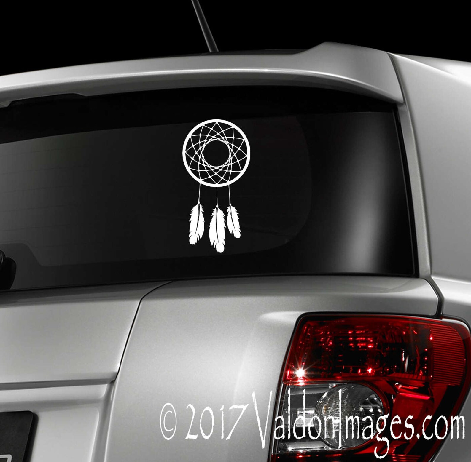 Circle Dream Catcher Car Decal Tumbler Decal Boho Auto Etsy