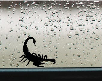 Scorpion Hidden Easter Egg Decal, Insect Windshield Sticker, Mini Car Decal, Truck Vinyl Decal,  Cell Phone Sticker, Gifts For Men and Women