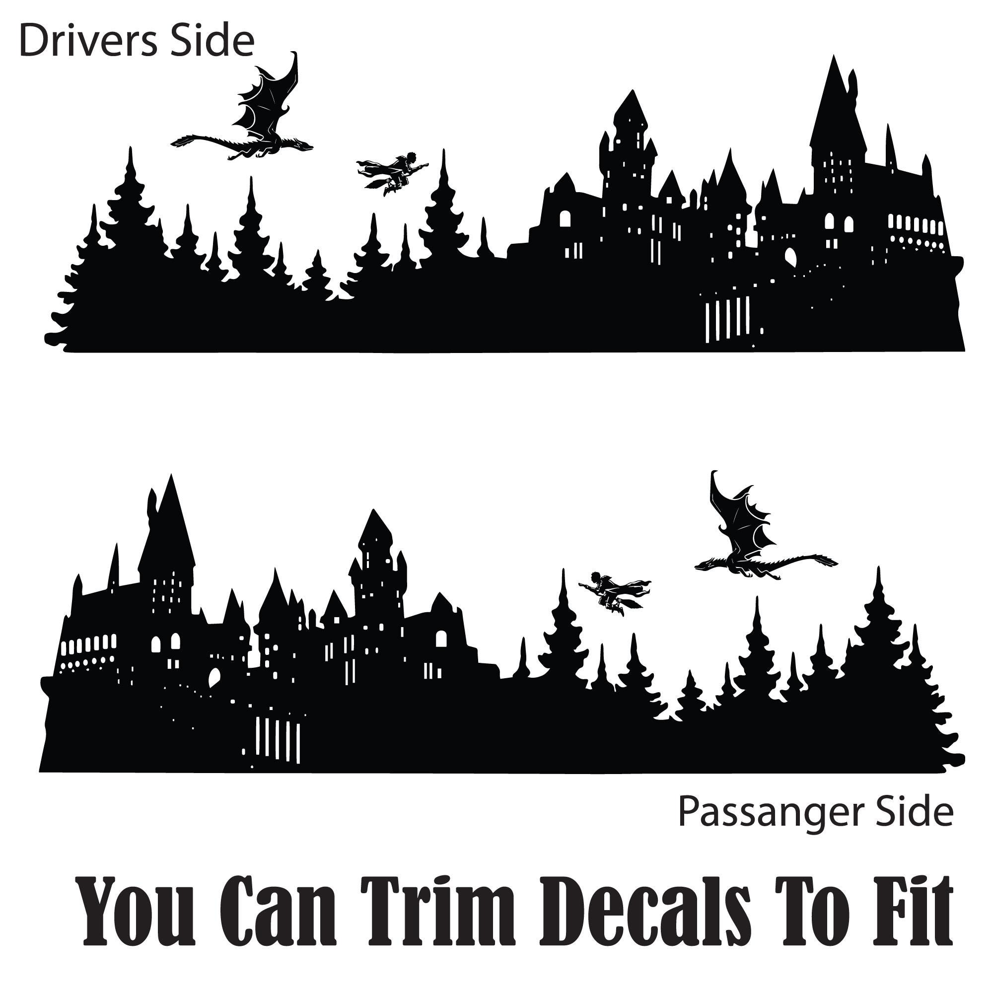 Wizards Castle Universal Full Body Car Decals, Full Side Vinyl Decal ...