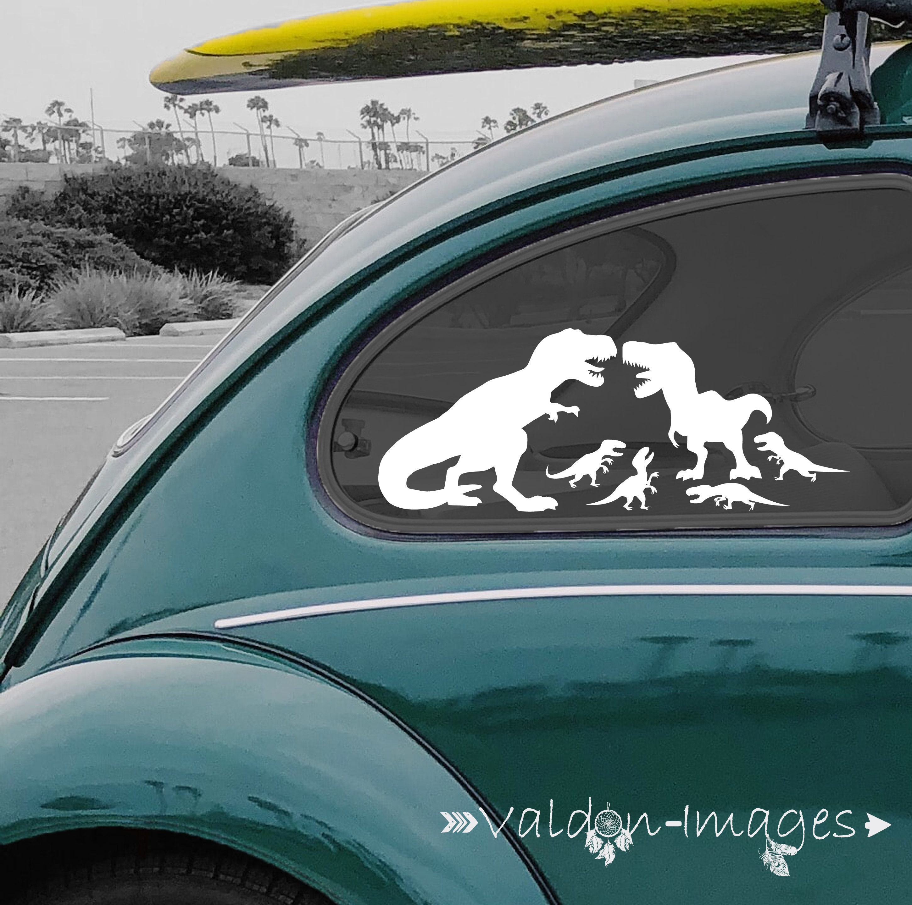 Chrome Dino Vinyl Decal for Car (gaming dinosaur offline google) for laptop