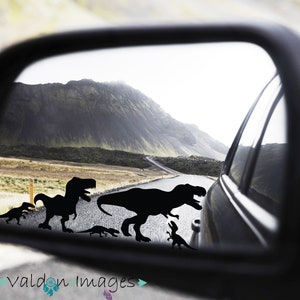 Trex Hidden Easter Egg Decal, Dino Windshield Decal Sticker, Funny Car Decal, Hidden Truck Vinyl Decal, Cell Phone Sticker, Gifts For Men image 1