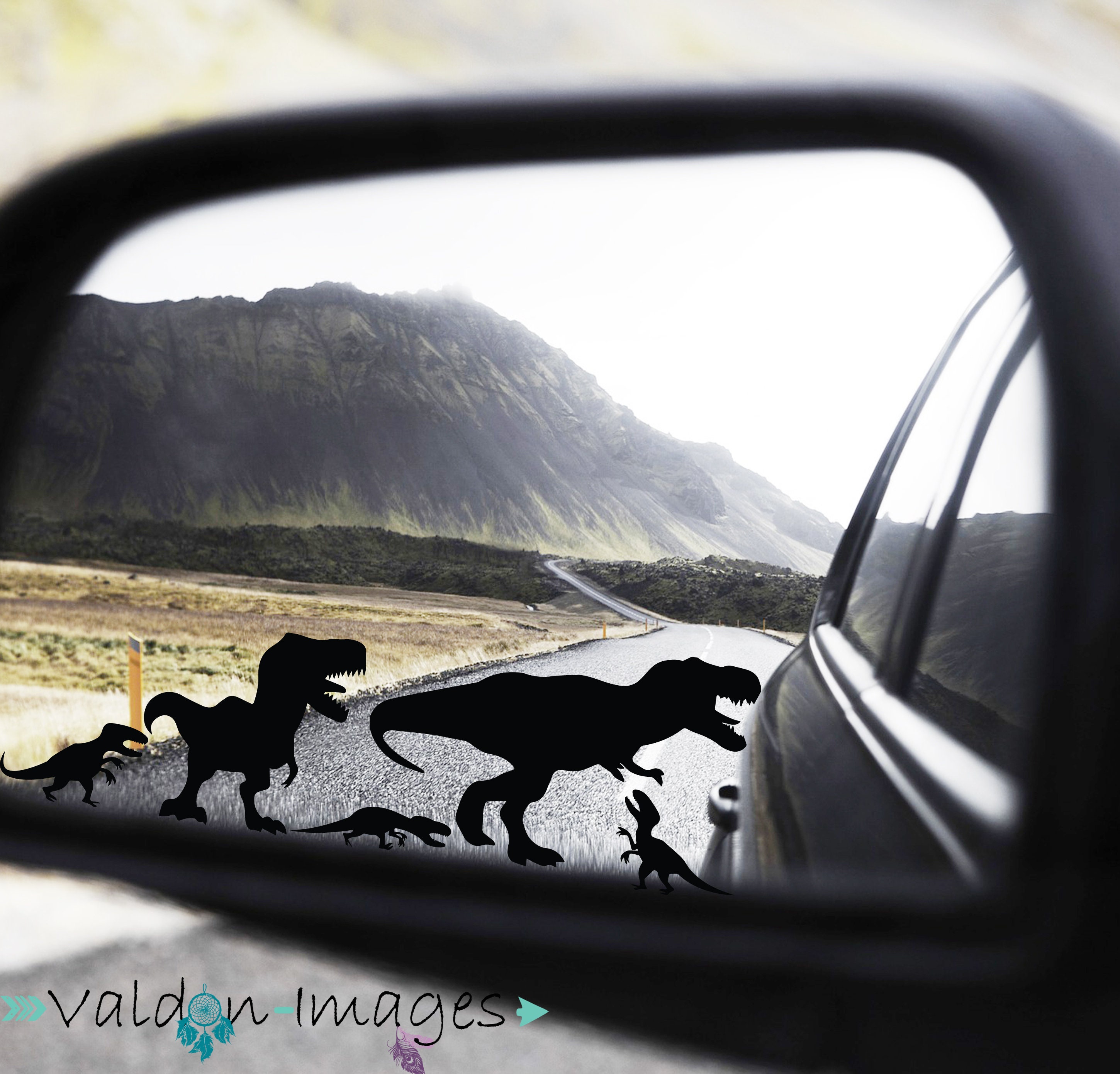 Trex Hidden Easter Egg Decal, Dino Windshield Decal Sticker, Funny Car Decal, Hidden Truck Vinyl Decal,  Cell Phone Sticker, Gifts For Men