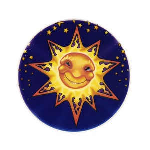 Sunni - Translucent Window Sticker / Decal (4.5&quot; Circular)