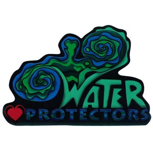 Water Protector - Translucent Window Sticker / Decal (5&quot; x 3.75&quot;)
