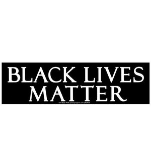 Black Lives Matter Anti-Racism BLM Movement Small Bumper Sticker/Laptop Decal or Magnet, 5.75-by-2 Inches
