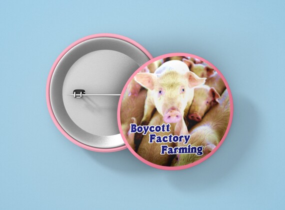 Boycott Factory Farming Anti Animal Cruelty Pro Organic Free - Etsy Ireland Boycott Factory Farming Anti Animal Cruelty Pro Organic Free - Etsy Ireland