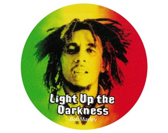 Light Up The Darkness Button Pinback for Backpacks, Jackets, Hats, or Fridge Magnet Round 1.75 Inches