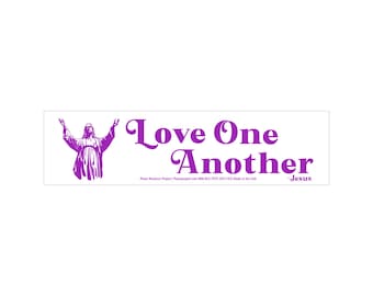 Love Jesus - Jesus Auto Aufkleber oder Magnet 22cm x 6,3cm