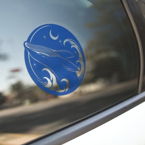 Breaching Whale Ocean Conservation Environmental Preservation Vinyl ...