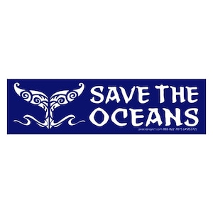 Save The Oceans - Autoaufkleber oder Magnet