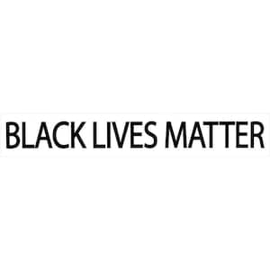 Black Lives Matter - Anti-Racism Bumper Sticker/Laptop Decal, 9-by-1.8 Inches