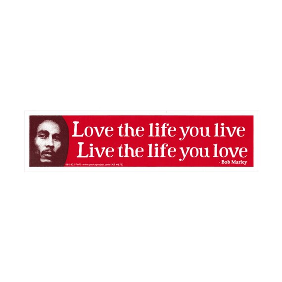 Live The Life You Love Love The Life You Live Bob Marley Etsy Live The Life You Love Love The Life You Live Bob Marley Etsy