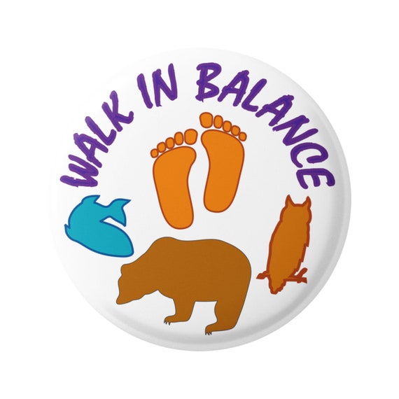 Walk in Balance Environmental Conservation Animal Rights - Etsy Walk in Balance Environmental Conservation Animal Rights - Etsy