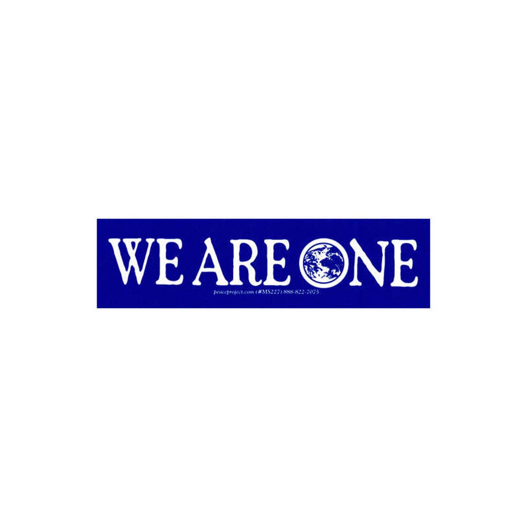 We R One Poster We Are One - Small Bumper Sticker / Laptop Decal or Magnet - Etsy