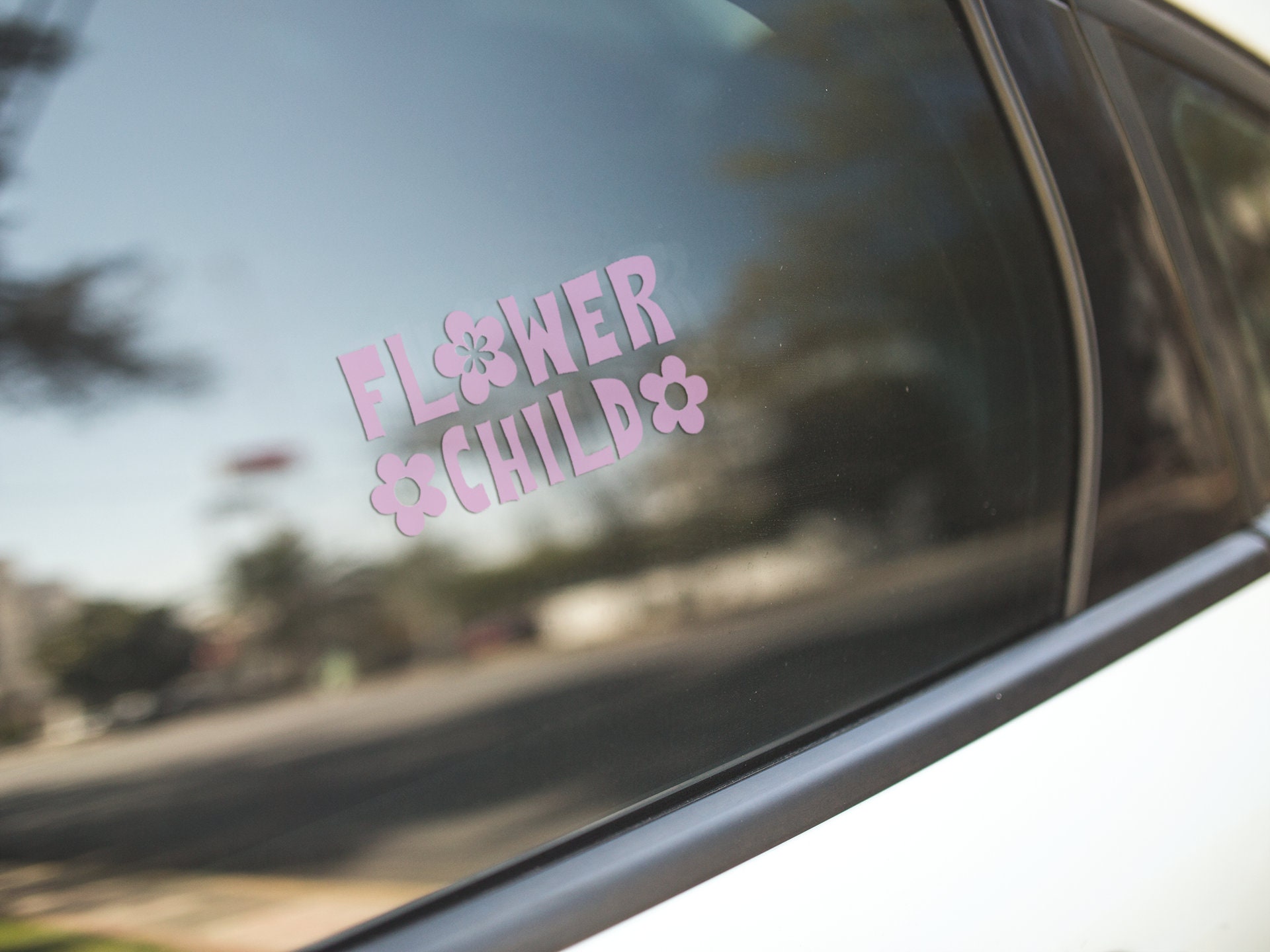Flower Child Hippie Groovy Vinyl Decal / Rub on Sticker - 14 Colors ...