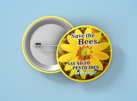 Save the Bees Say No to Pesticides Go Organic Anti-genetically