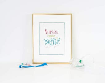 Hug A Nurse You Will Heal Better Printable Wall Art Nursing Etsy